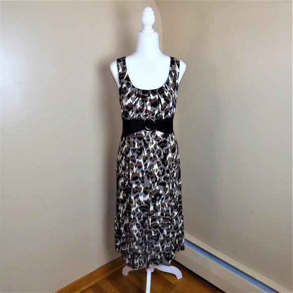 'Perceptions New York' Animal Print Dress Size 12 - Picture 3 of 9